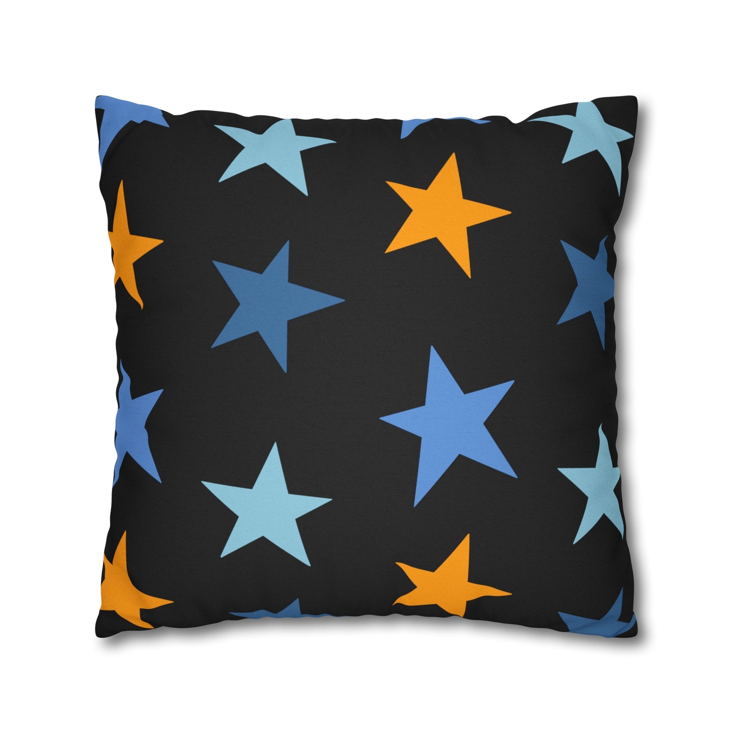 Solar System Spun Polyester Square Pillowcase, Sun and Planets Pillow, STEM Collection Throw Pillow