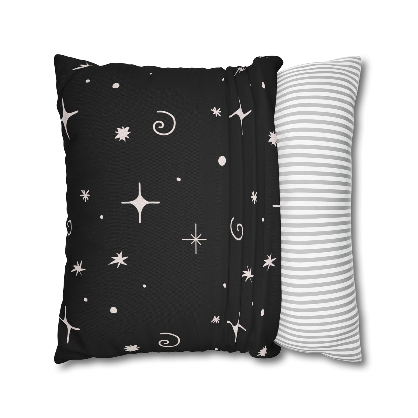 Smiling Earth Spun Polyester Square Pillowcase, You Are Our World Pillow, STEM Collection Throw Pillow